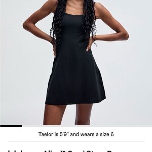 NWT-lululemon Align Cami Strap dress size 8 in black